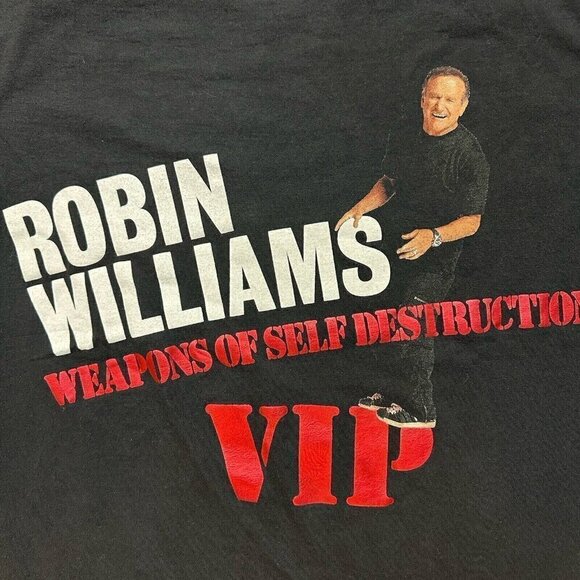 Y2K Robin Williams Weapons Of Set Destruction VIP Size M - Picture 3 of 6